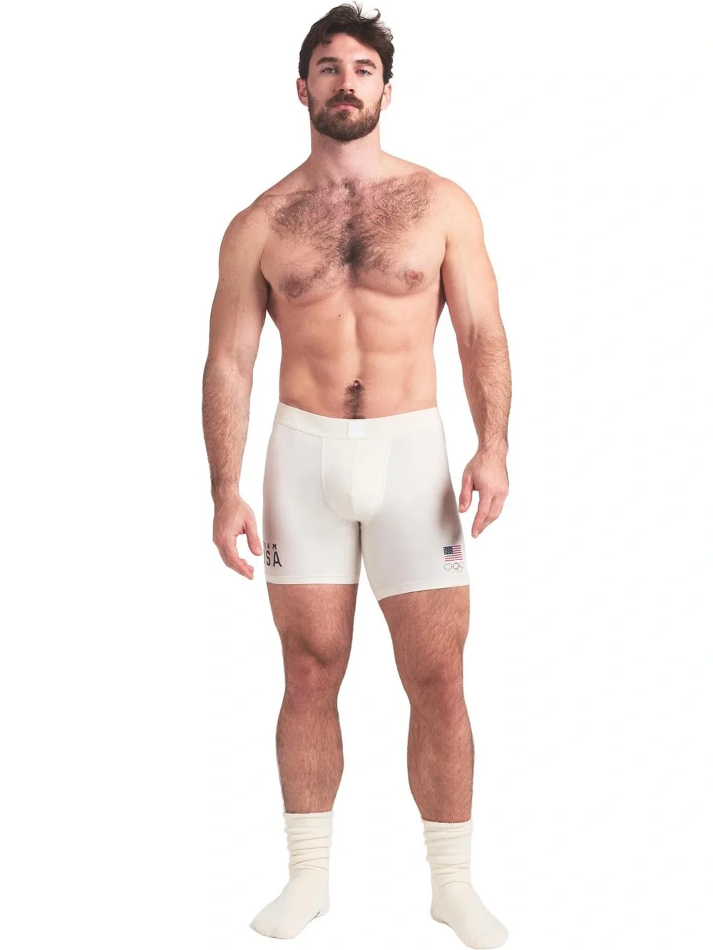🇺🇸skims Team USA Cotton 5-inch Boxer Briefs •Large•🇺🇸